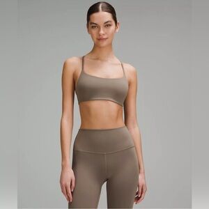 NWT Lululemon Wunder Train Strappy Racer Bra, A/B Cup in Nomad